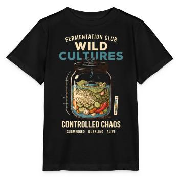 Wilde Kulturen - Stanley/Stella Kinder T-Shirt MINI CREATOR  - Schwarz - Vorne - Mikhail (115cm)