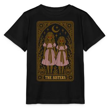 The Sisters – Spooky Halloween Schwestern - Stanley/Stella Kinder T-Shirt MINI CREATOR  - Schwarz - Vorne - Mikhail (115cm)
