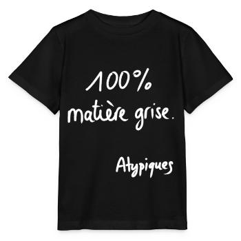 100 % graue Substanz – Atypische Sammlung - Stanley/Stella Kinder T-Shirt MINI CREATOR  - Schwarz - Vorne - Mikhail (115cm)