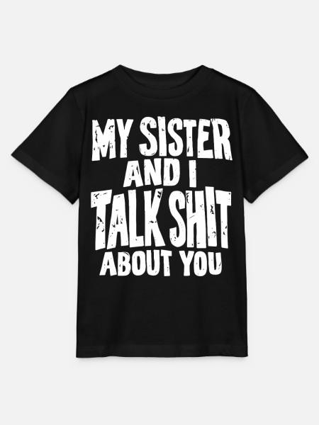 Schwesterherz Lustiger Spruch Idee - Stanley/Stella Kinder T-Shirt MINI CREATOR  - Schwarz