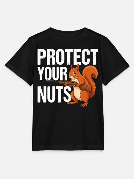 Protect Your Nuts - Stanley/Stella Kinder T-Shirt MINI CREATOR - Schwarz