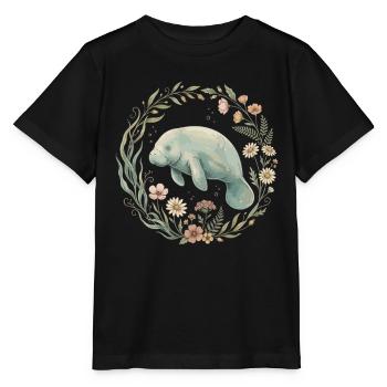 Wildblumen am Manatee Lake - Stanley/Stella Kinder T-Shirt MINI CREATOR  - Schwarz - Vorne - Mikhail (115cm)