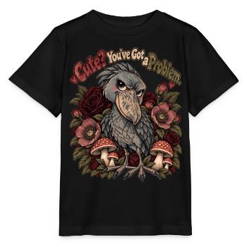 Schuhschnabel – Süß? Du hast ein Problem - Stanley/Stella Kinder T-Shirt MINI CREATOR  - Schwarz - Vorne - Mikhail (115cm)