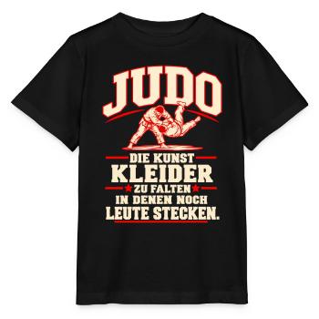 judo  - Stanley/Stella Kinder T-Shirt MINI CREATOR  - Schwarz - Vorne - Mikhail (115cm)