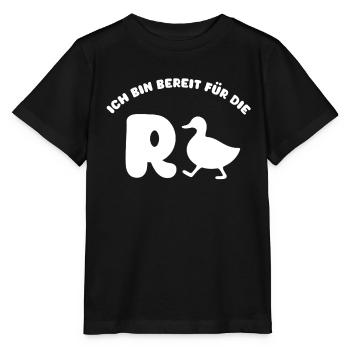 Rente auf Männer - Stanley/Stella Kinder T-Shirt MINI CREATOR  - Schwarz - Vorne - Mikhail (115cm)