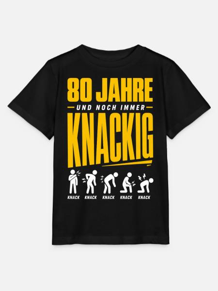 80 Jahre und noch immer knackig - Stanley/Stella Kinder T-Shirt MINI CREATOR  - Schwarz