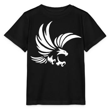 Weißer Totemadler - Stanley/Stella Kinder T-Shirt MINI CREATOR  - Schwarz - Vorne - Mikhail (115cm)