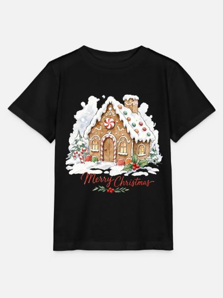 Lebkuchenhaus Weihnachten - Stanley/Stella Kinder T-Shirt MINI CREATOR  - Schwarz