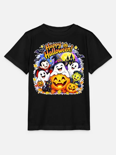 Frohes Halloween! Magische Lächeln - Stanley/Stella Kinder T-Shirt MINI CREATOR  - Schwarz