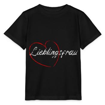 Lieblingsfrau - Stanley/Stella Kinder T-Shirt MINI CREATOR  - Schwarz - Vorne - Mikhail (115cm)