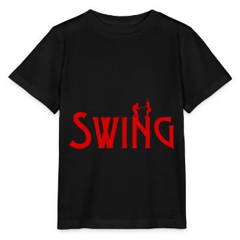 Swing 03 red - Stanley/Stella MINI CREATOR Kids’ T-Shirt - black - Front - Mikhail (115cm)