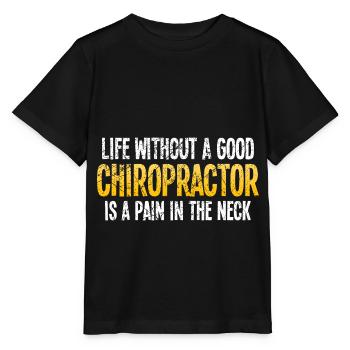 Chiropraktiker Physiotherapeut Nacken I Geschenk - Stanley/Stella Kinder T-Shirt MINI CREATOR  - Schwarz - Vorne - Mikhail (115cm)