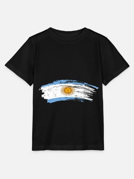 Argentinien - Stanley/Stella Kinder T-Shirt MINI CREATOR - Schwarz