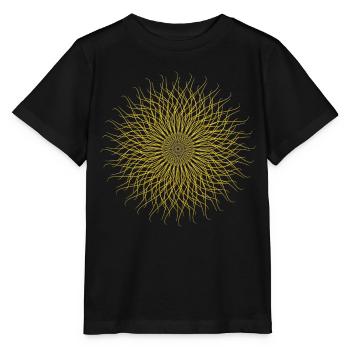 Mandala - Stanley/Stella MINI CREATOR Kids’ T-Shirt - black - Front - Mikhail (115cm)