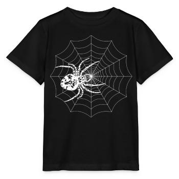 Spinne - Stanley/Stella Kinder T-Shirt MINI CREATOR  - Schwarz - Vorne - Mikhail (115cm)