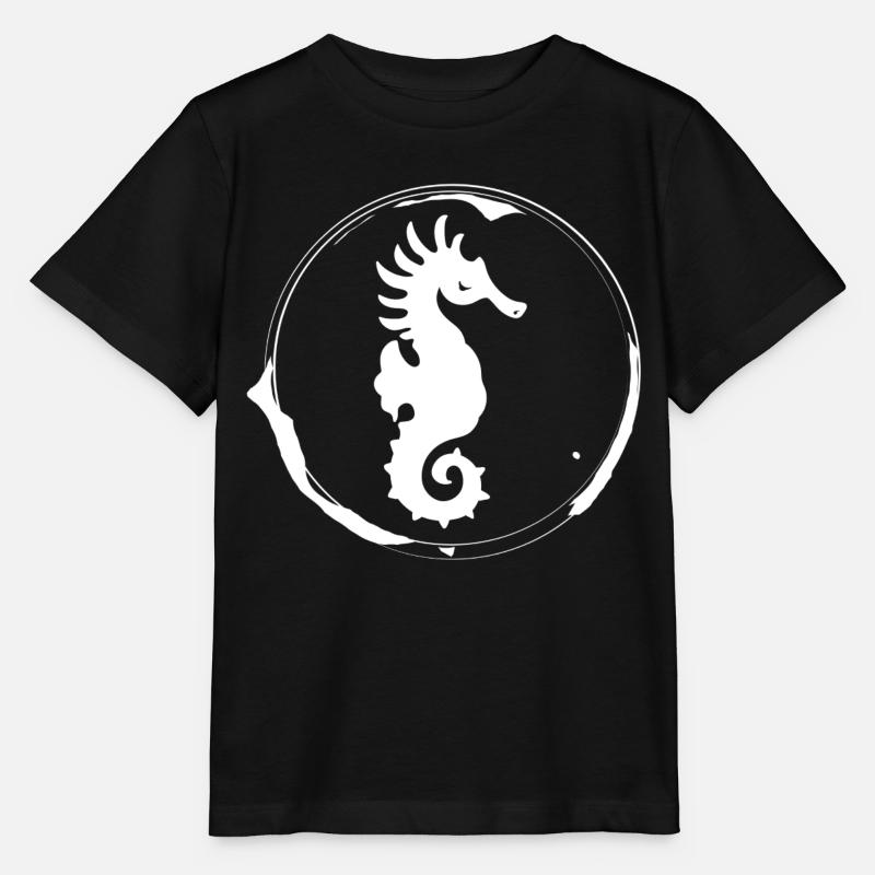 hippocampe - T-shirt bio MINI CREATOR Stanley/Stella Enfant - noir