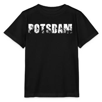 Potsdam - Stanley/Stella Kinder T-Shirt MINI CREATOR  - Schwarz - Vorne - Mikhail (115cm)