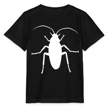 Cockroach cockroach vermin insect pest panic - Stanley/Stella MINI CREATOR Kids’ T-Shirt - black - Front - Mikhail (115cm)