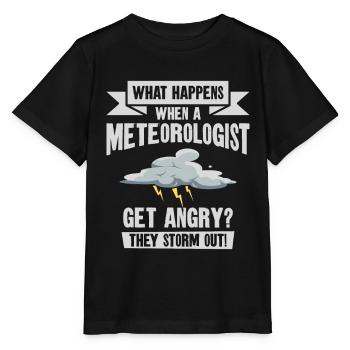 Storm Hunter Tornados Storm Chaser Cadeau - T-shirt bio MINI CREATOR Stanley/Stella Enfant - noir - Devant - Mikhail (115cm)