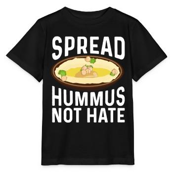 Vegetarian Vegan Vegan Veggie Animal Welfare Vegetables - Stanley/Stella MINI CREATOR Kids’ T-Shirt - black - Front - Mikhail (115cm)