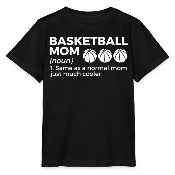 Dictons de basket-ball amusants pour les joueurs de basket-ball - T-shirt bio MINI CREATOR Stanley/Stella Enfant - noir - Devant - Mikhail (115cm)