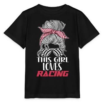 Racing Race Sunglasses Girl This - Stanley/Stella MINI CREATOR Kids’ T-Shirt - black - Front - Mikhail (115cm)