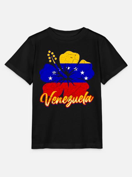Venezuela - Stanley/Stella Kinder T-Shirt MINI CREATOR - Schwarz