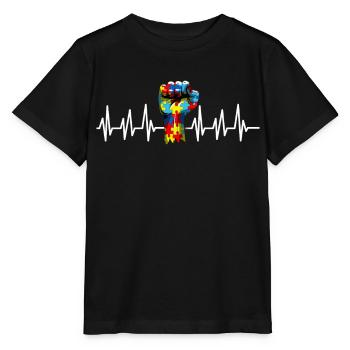 Autismus Geschenk Autist Asperger ADHS Autism - Stanley/Stella Kinder T-Shirt MINI CREATOR  - Schwarz - Vorne - Mikhail (115cm)