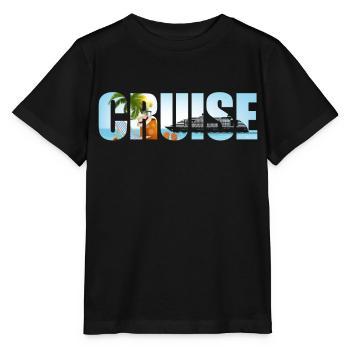 Croisière vacances croisière - T-shirt bio MINI CREATOR Stanley/Stella Enfant - noir - Devant - Mikhail (115cm)