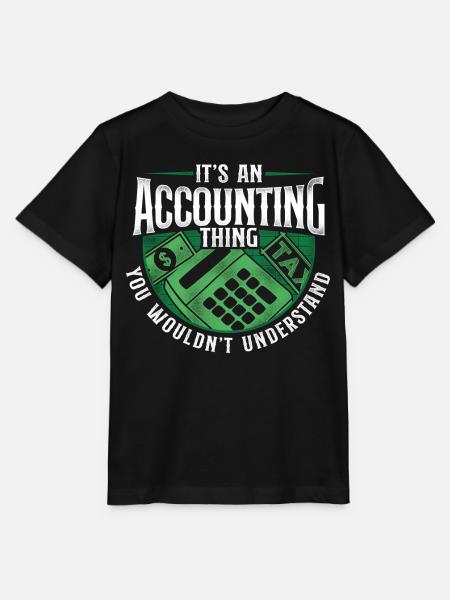 Accountant Bookkeeper Accounting - Stanley/Stella Kinder T-Shirt MINI CREATOR - Schwarz