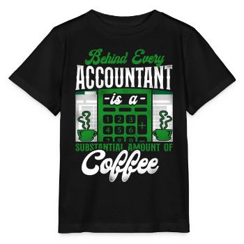 Accountant Bookkeeper Accounting - Stanley/Stella MINI CREATOR Kids’ T-Shirt - black - Front - Mikhail (115cm)