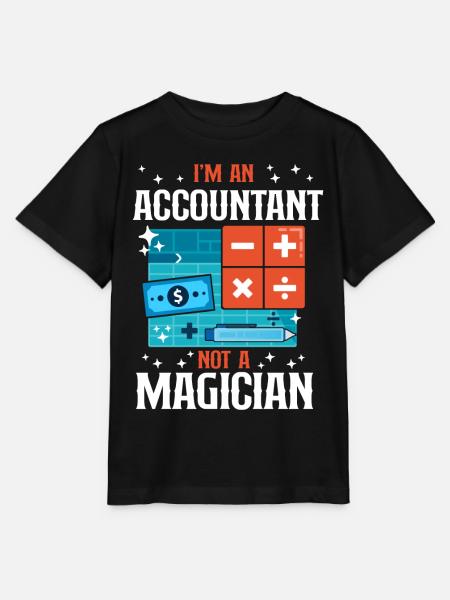 Accountant Bookkeeper Accounting - Stanley/Stella Kinder T-Shirt MINI CREATOR - Schwarz