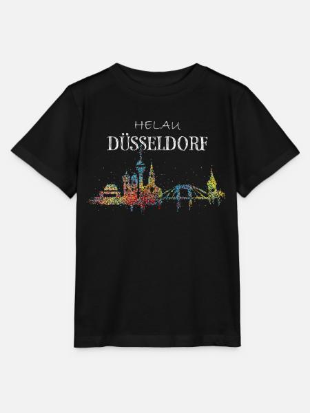 Skyline Düsseldorf Karneval Helau Fasching - Stanley/Stella Kinder T-Shirt MINI CREATOR - Schwarz