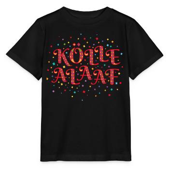 Kölle Alaaf Kölner Karneval Fasching Konfetti - Stanley/Stella Kinder T-Shirt MINI CREATOR  - Schwarz - Vorne - Mikhail (115cm)