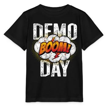 Boom Demo Day für die Baustelle - Stanley/Stella Kinder T-Shirt MINI CREATOR  - Schwarz - Vorne - Mikhail (115cm)