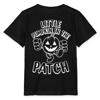 Halloween - Little Pumpkin In The Patch - Stanley/Stella MINI CREATOR Kids’ T-Shirt - black - Front - Mikhail (115cm)
