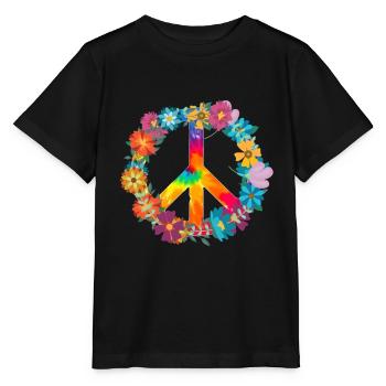 Hippie - Stanley/Stella Kinder T-Shirt MINI CREATOR  - Schwarz - Vorne - Mikhail (115cm)