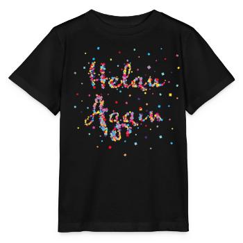 Helau Again Karneval Fasching Konfetti Rosenmontag - Stanley/Stella Kinder T-Shirt MINI CREATOR  - Schwarz - Vorne - Mikhail (115cm)