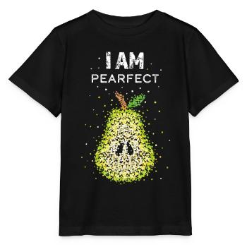 Costume de poire Remplacement Carnaval Confettis - T-shirt bio MINI CREATOR Stanley/Stella Enfant - noir - Devant - Mikhail (115cm)