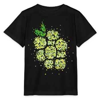 Remplacement du costume de raisin Carnaval Confettis - T-shirt bio MINI CREATOR Stanley/Stella Enfant - noir - Devant - Mikhail (115cm)