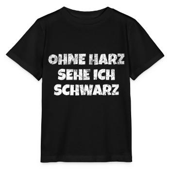 Harz Torfhaus Wanderung Harzer Brocken - Stanley/Stella Kinder T-Shirt MINI CREATOR  - Schwarz - Vorne - Mikhail (115cm)
