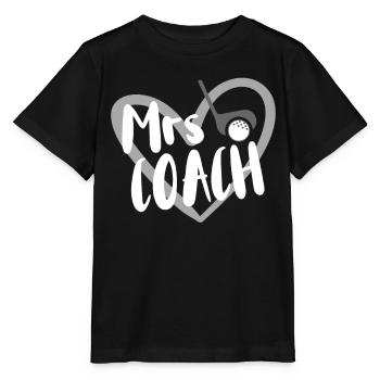 Joueur de golf disant idée cadeau - T-shirt bio MINI CREATOR Stanley/Stella Enfant - noir - Devant - Mikhail (115cm)