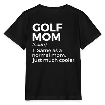 Golf Player Saying Gift Idea - Stanley/Stella MINI CREATOR Kids’ T-Shirt - black - Front - Mikhail (115cm)