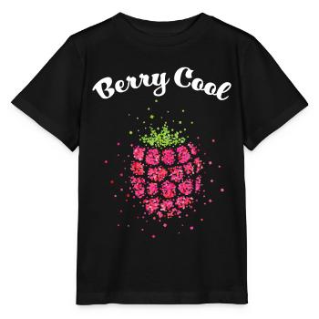 Raspberry Berry Cool Costume Remplacement Carnaval Carnaval - T-shirt bio MINI CREATOR Stanley/Stella Enfant - noir - Devant - Mikhail (115cm)