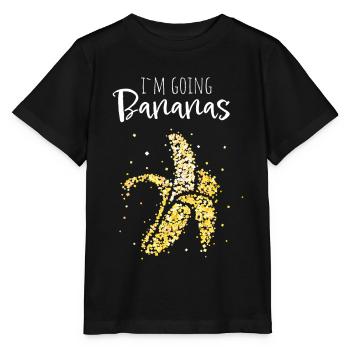 Going Bananas Banana Costume Replacement Carnival - Stanley/Stella MINI CREATOR Kids’ T-Shirt - black - Front - Mikhail (115cm)