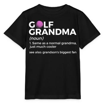 Golf Spieler Spruch Geschenkidee - Stanley/Stella Kinder T-Shirt MINI CREATOR  - Schwarz - Vorne - Mikhail (115cm)