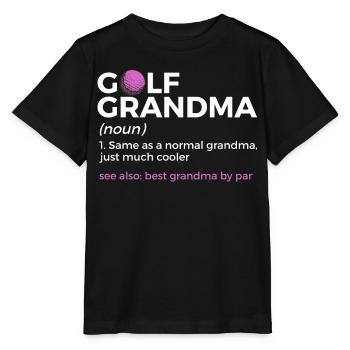 Golf Spieler Spruch Geschenkidee - Stanley/Stella Kinder T-Shirt MINI CREATOR  - Schwarz - Vorne - Mikhail (115cm)