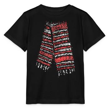 Cologne Cologne Rouge Blanc Carnaval Confettis Football - T-shirt bio MINI CREATOR Stanley/Stella Enfant - noir - Devant - Mikhail (115cm)