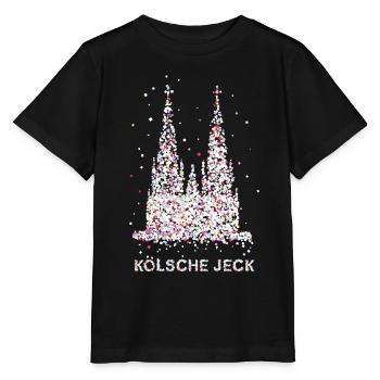 Confettis au cœur Carnaval Fastelovend Carnaval - T-shirt bio MINI CREATOR Stanley/Stella Enfant - noir - Devant - Mikhail (115cm)