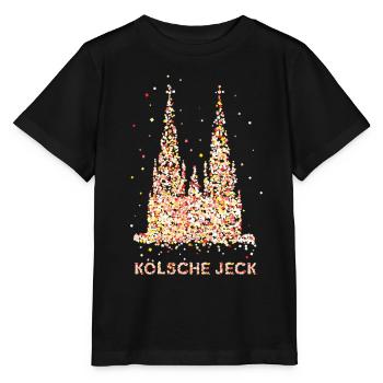 Kölsche Jeck Costume Replacement Costume Carnival - Stanley/Stella MINI CREATOR Kids’ T-Shirt - black - Front - Mikhail (115cm)
